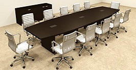 14 Boat Shaped Conference Table 2