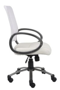 Boss Mesh Back Task Chair with Pewter Finish 3