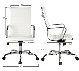 Elecwish Adjustable Office Executive Swivel Chair 2