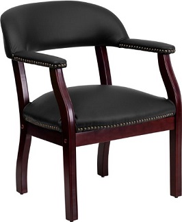 Flash Furniture B-Z105-LF-0005-BK-LEA-GG Black
