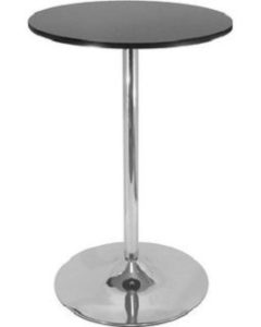 Winsome Wood 29 Round Dining Table; Black w-Metal Leg 3