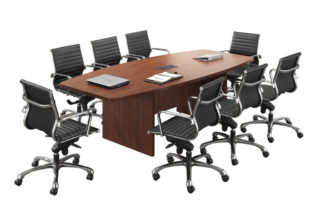 Boat shaped conference room tables