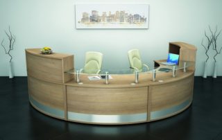 Curved Reception Desk