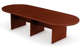 10 Mahogany Racetrack Conference Table 3