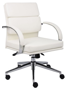 Boss B9406-WT Caressoftplus Executive Series Chair