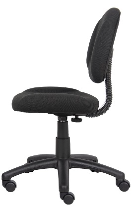 Boss Fabric Deluxe Posture Chair Black 2