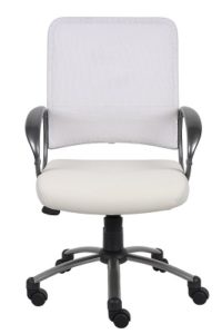 Boss Mesh Back Task Chair with Pewter Finish 2