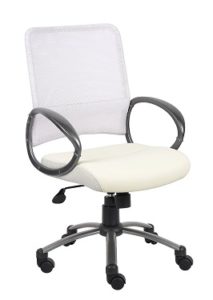 Boss Mesh Back Task Chair with Pewter Finish