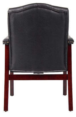 Boss Traditional Black Caressoft Guest Chair Black 2