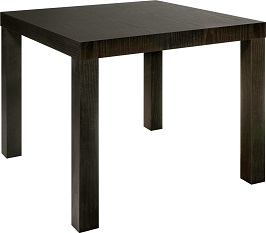 DHP Parsons Modern End Table Black Wood Grain 3