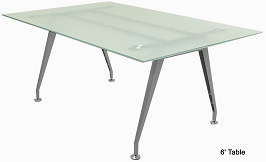 Frosted Glass Conference Tables - 6