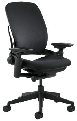 Steelcase Leap Fabric Chair, Black