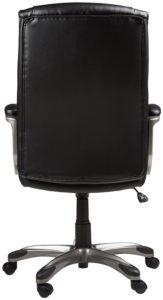 amazon basics high-back executive chair- black